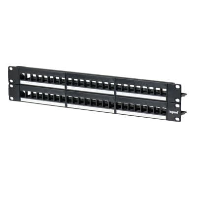 WP48RM | 48-Port Keystone Rack Mount Patch Panel Series