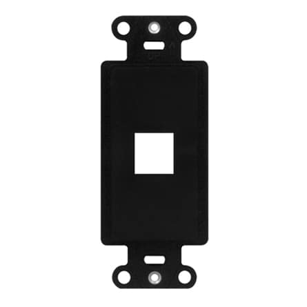 WP3411BK | 1-Port Decorator Outlet Strap Series