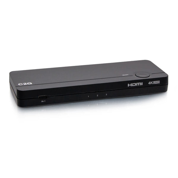 C2G54541 | USB-C®/HDMI® 3-Input Combo to HDMI 1-Output KVM with Power Delivery - 4K 60Hz Series