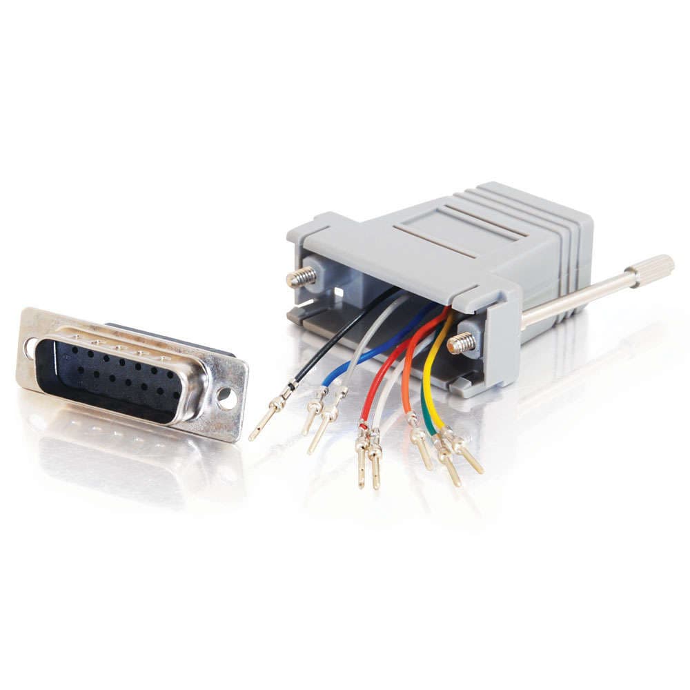 CG02926 | RJ45 to DB15 Male Modular Adapter Series