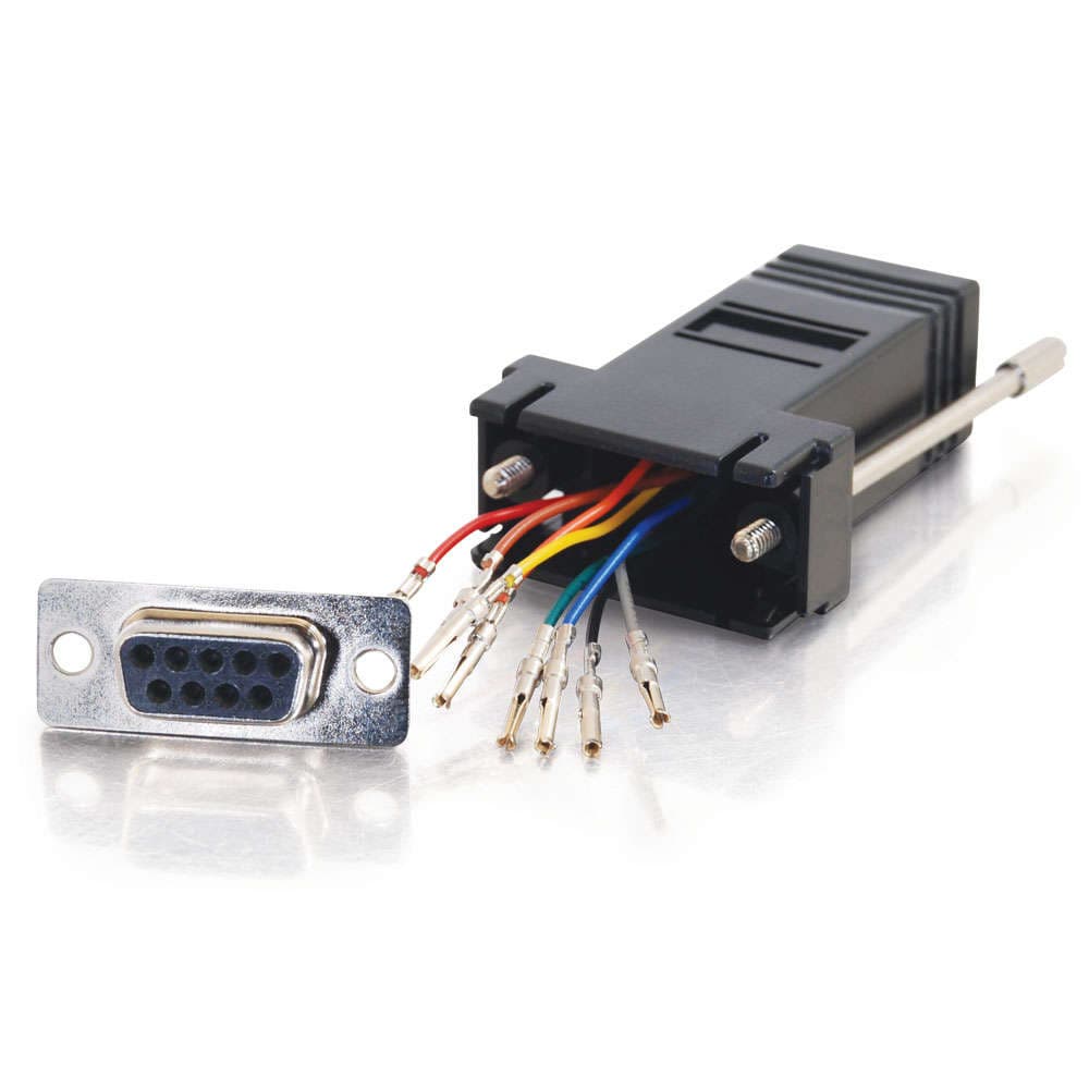 CG02943 | RJ45 to DB9 Female Serial RS232 Modular Adapter Series
