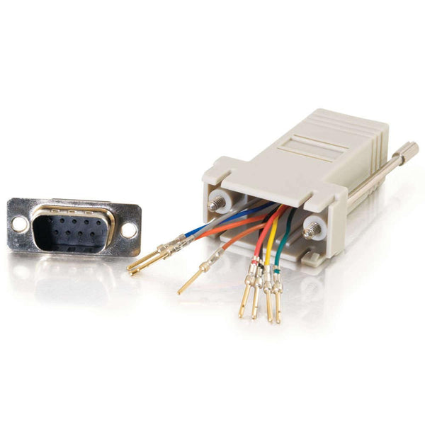CG02945 | RJ45 to DB9 Male Serial RS232 Modular Adapter Series
