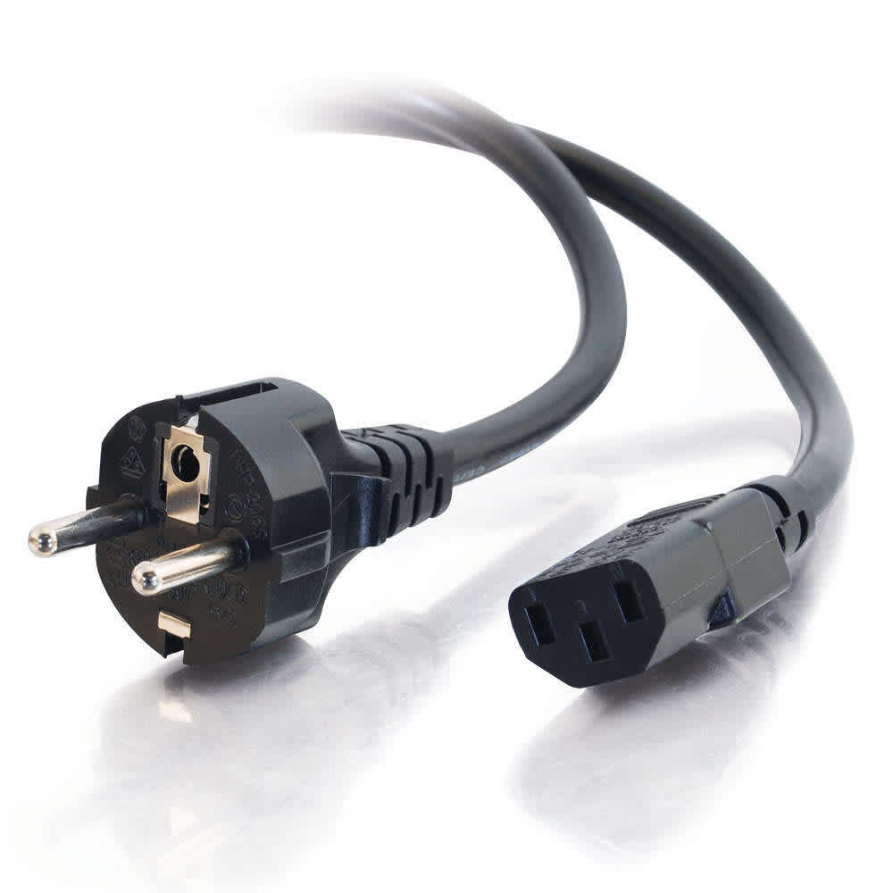 CG03138 | 2.5m 14 AWG European Power Cord (CEE7/7 to IEC320C13) Series