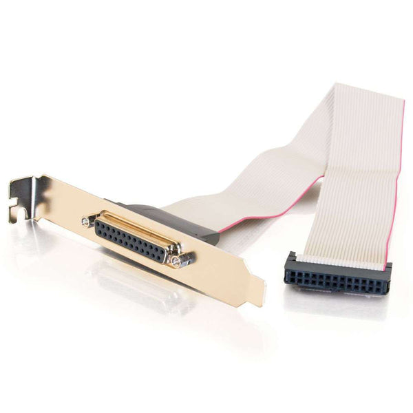 CG10338 | 11 Inch DB25 Female Parallel Add-A-Port Adapter Cable with Bracket Series