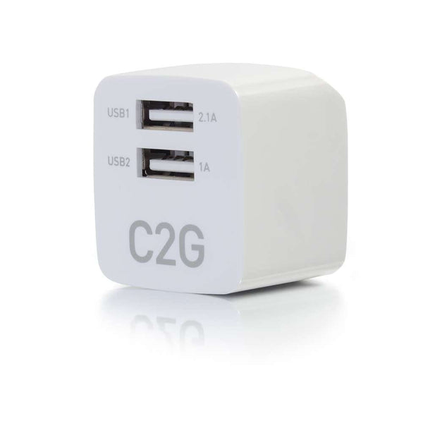 CG22322 | 2-Port USB Wall Charger - AC to USB Adapter, 5V 2.1A Output Series