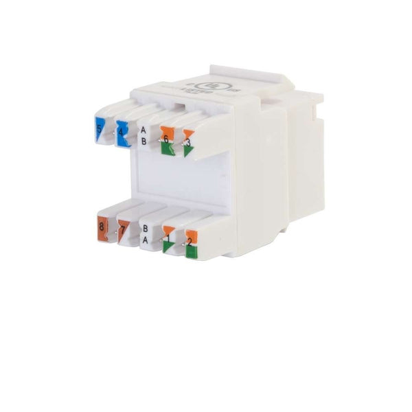 CG35210 | 180° Cat6 RJ45 Keystone Jack Series