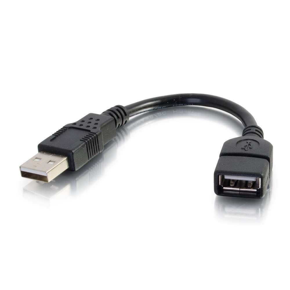 CG52119 | 6 inch USB 2.0 A Male to A Female Extension Cable Series