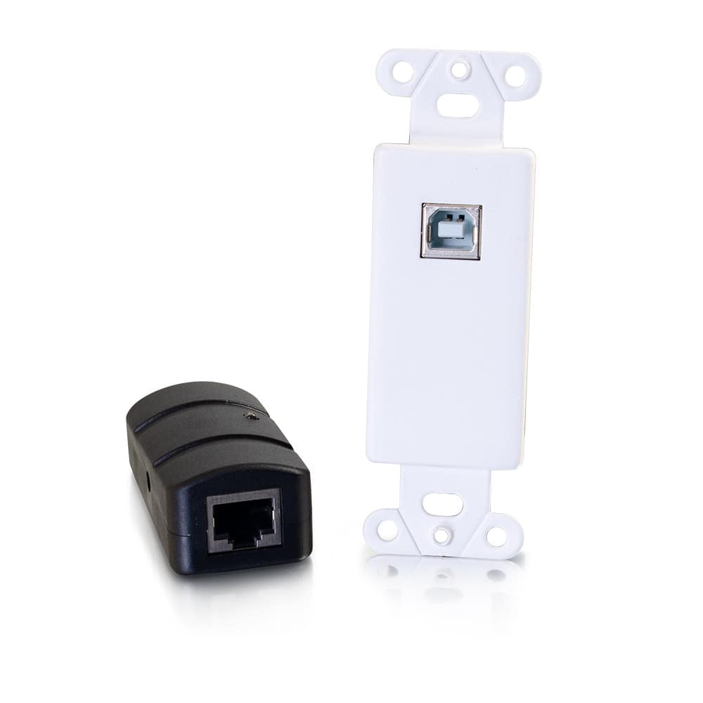 CG54289 | Superbooster® 1-Port USB 2.0 Over Cat6 Wall Plate to Box Extender - up to 150ft Series