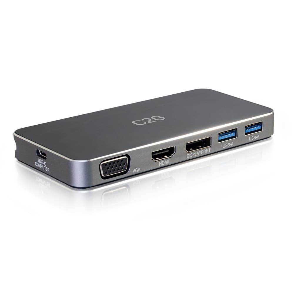 CG54439 | USB-C® 7-in-1 Dual Display MST Docking Station with HDMI®, DisplayPort™, VGA and Power Delivery Series