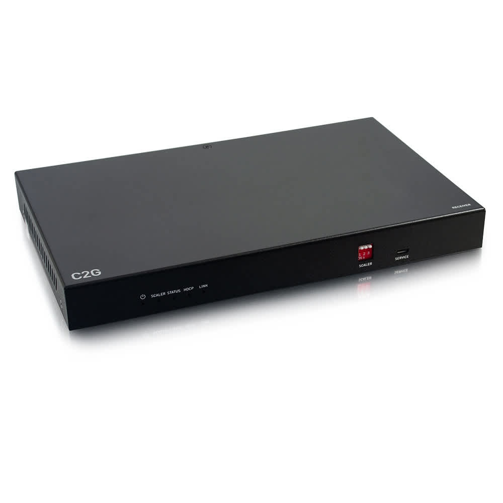 C2G30016 | HDMI HDBaseT + RS232 and IR over Cat Extender Box Scaling Receiver - 4K 60Hz Series