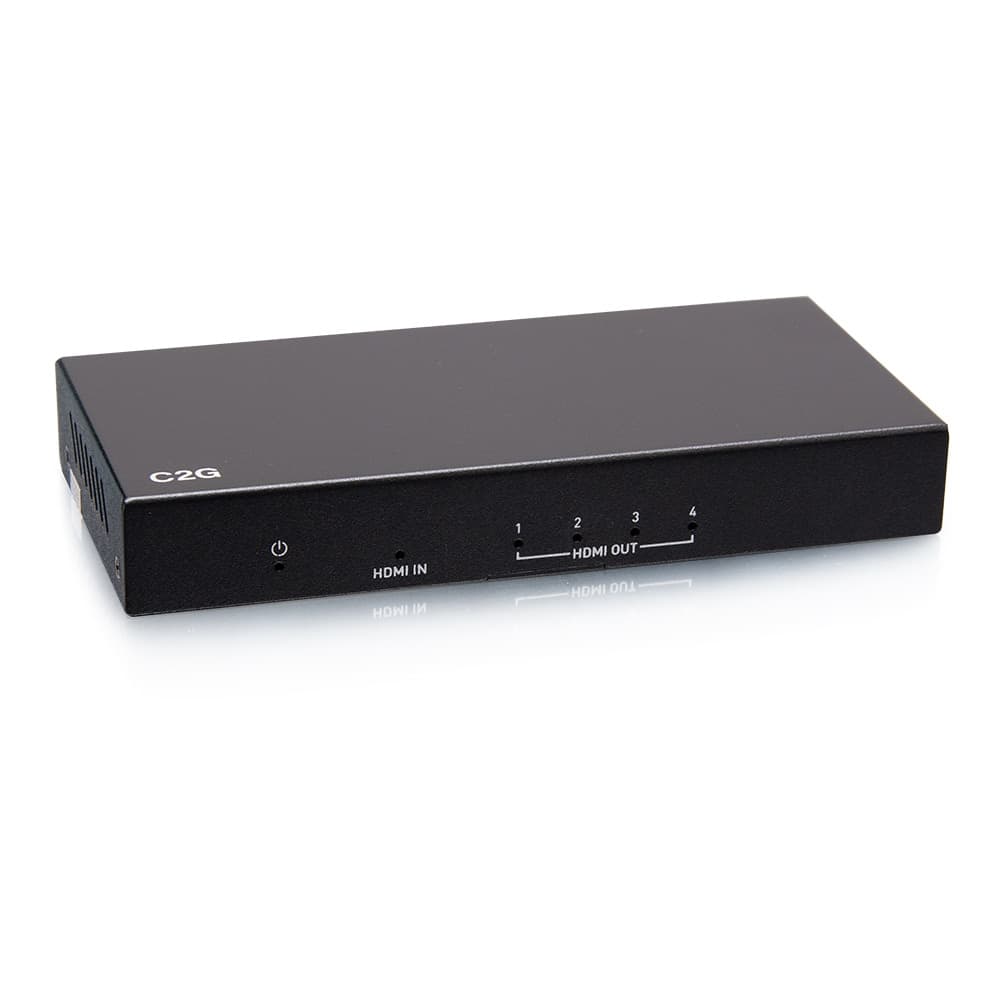 C2G41601 | 4-Port HDMI® Distribution Amplifier Splitter - 4K 60Hz Series