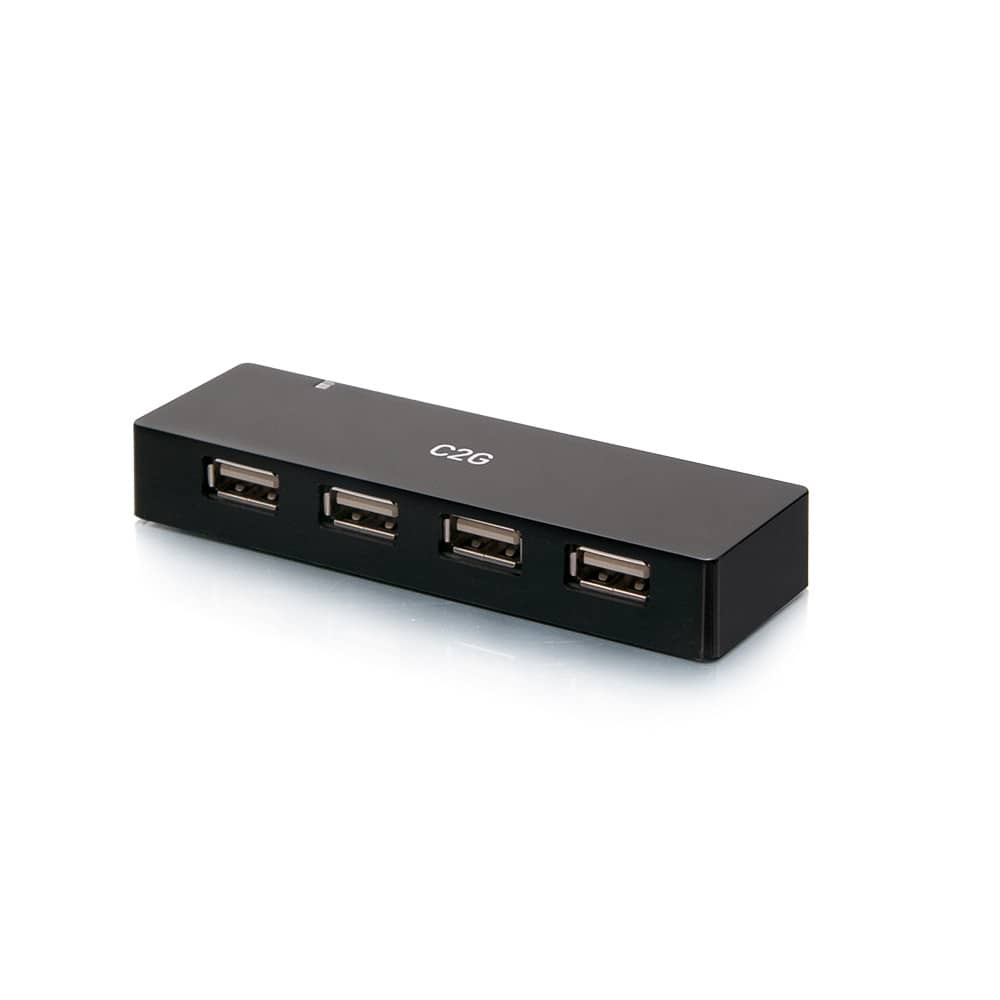 C2G54463 | 4-Port USB-A Hub with 5V 2A Power Supply Series