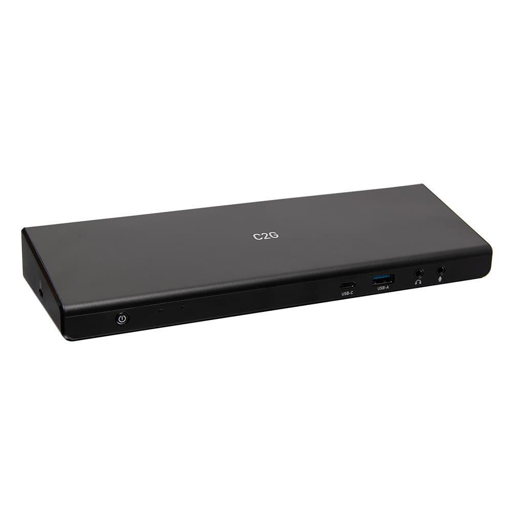 C2G54535 | USB-C® 12-in-1 Triple Display Docking Station with HDMI®, DisplayPort™, Ethernet, USB (TAA Compliant) Series