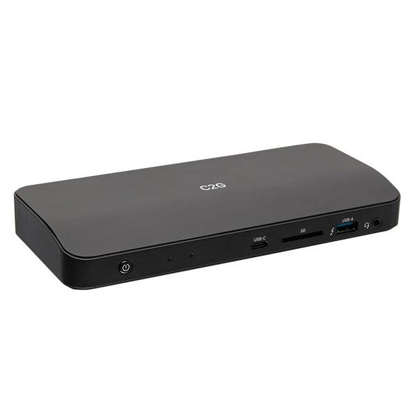 C2G54536 | Thunderbolt™ 3 USB-C 11-in-1 8K UHD Docking Station with DisplayPort, Ethernet, USB, SD Card Reader (TAA Compliant) Series