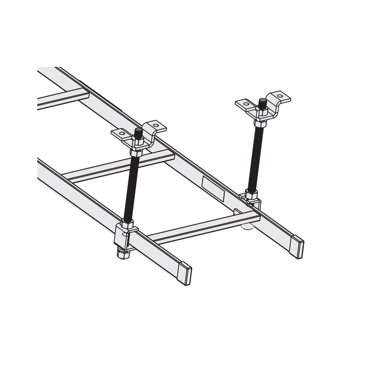 CLH-5/8ROD-12-4 | Cable Ladder Threaded Rod Series