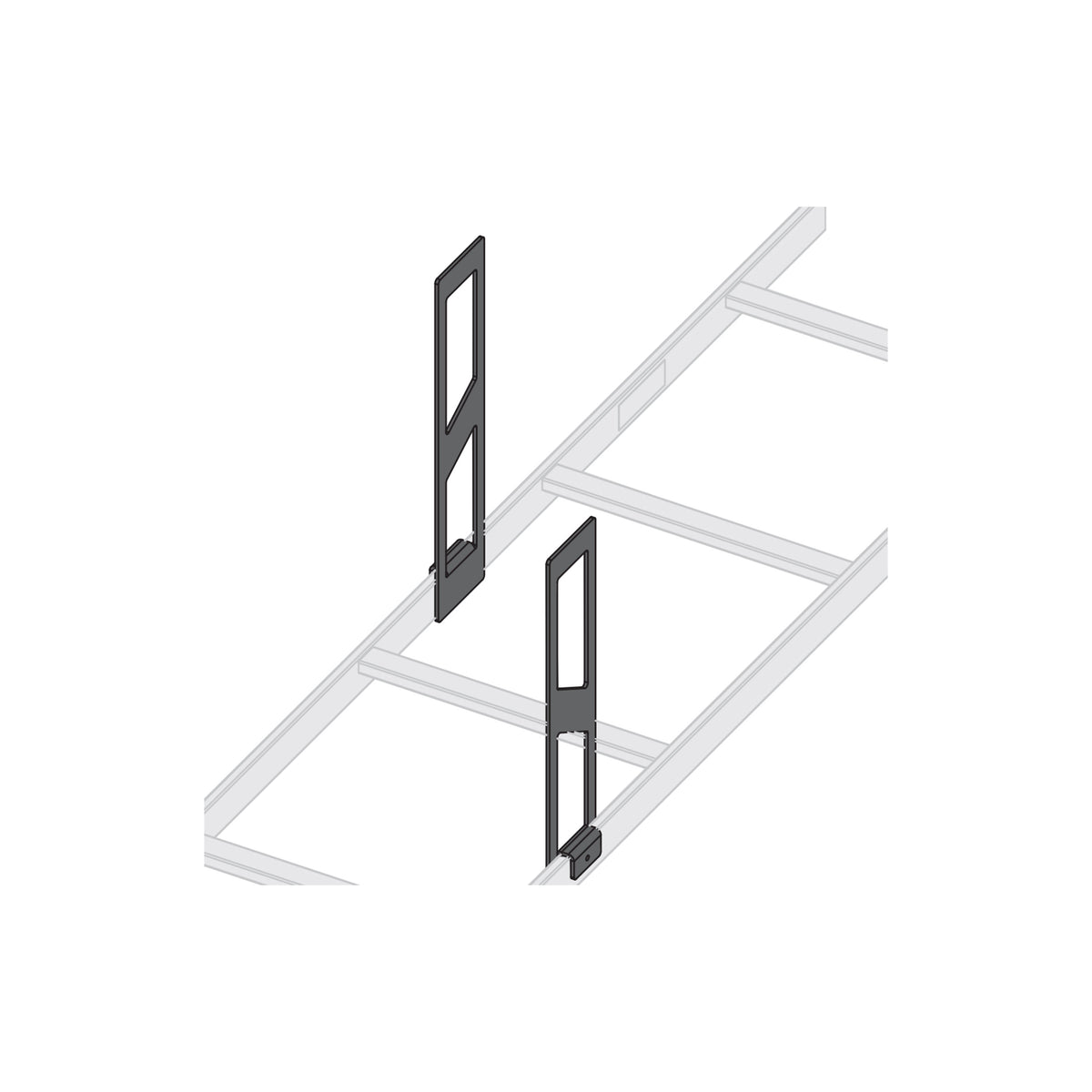 CLH-SS-12-2 | Cable Ladder Wall Support Bracket Series