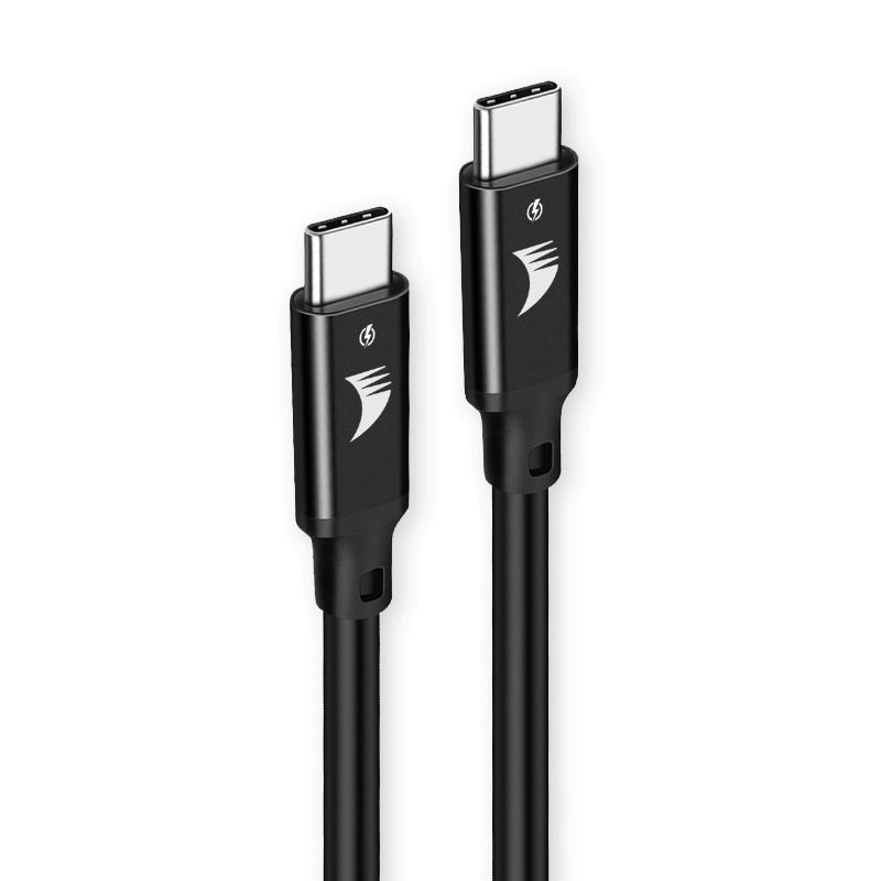 5m/16.40ft USB C to C cable, MicroCoax, 4K60, 10Gbps