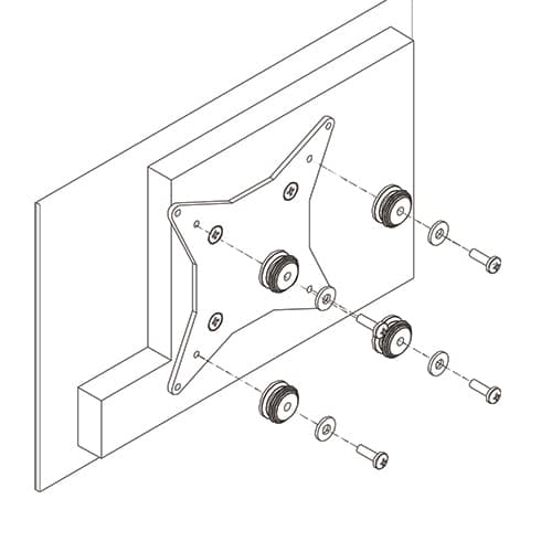 FSB4073 | Small Flat Panel Interface Brackets Series
