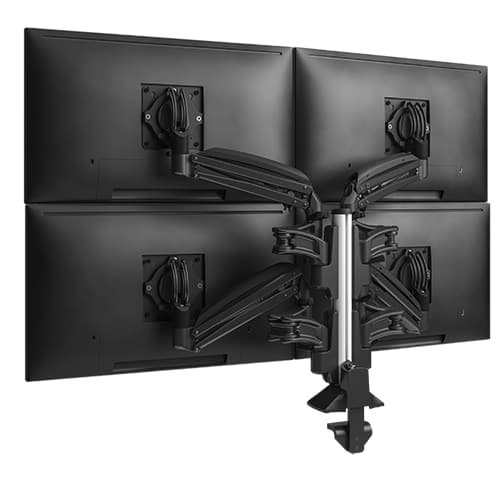KXC420B | Kontour™ KXC Low-Profile Dynamic Height-Adjustable Column Desk Mounts Series
