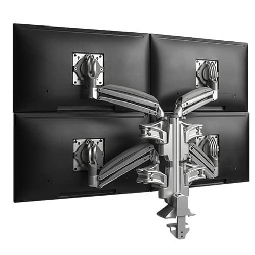 KXC420S | Kontour™ KXC Low-Profile Dynamic Height-Adjustable Column Desk Mounts Series