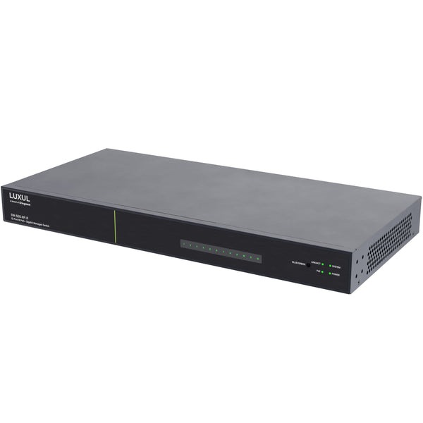 SW-505-8P-R | SW-505-8P-R | 8 PoE+ | 2 RJ45 | 2 SFP Ports - 1Gb L2/L3 Managed Switch Series