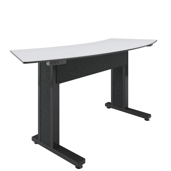 TBL-ARC-3P-CH-WB | Forum™ Collaboration Suite Arc Table Series