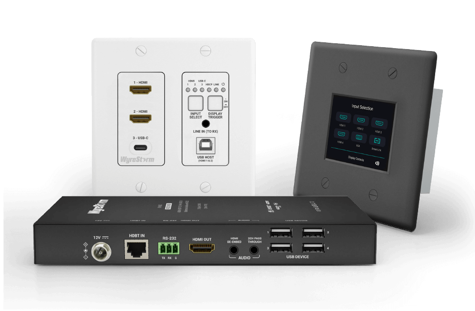 3-Input In-Wall Presentation Kit with 2.8" Touchscreen Control