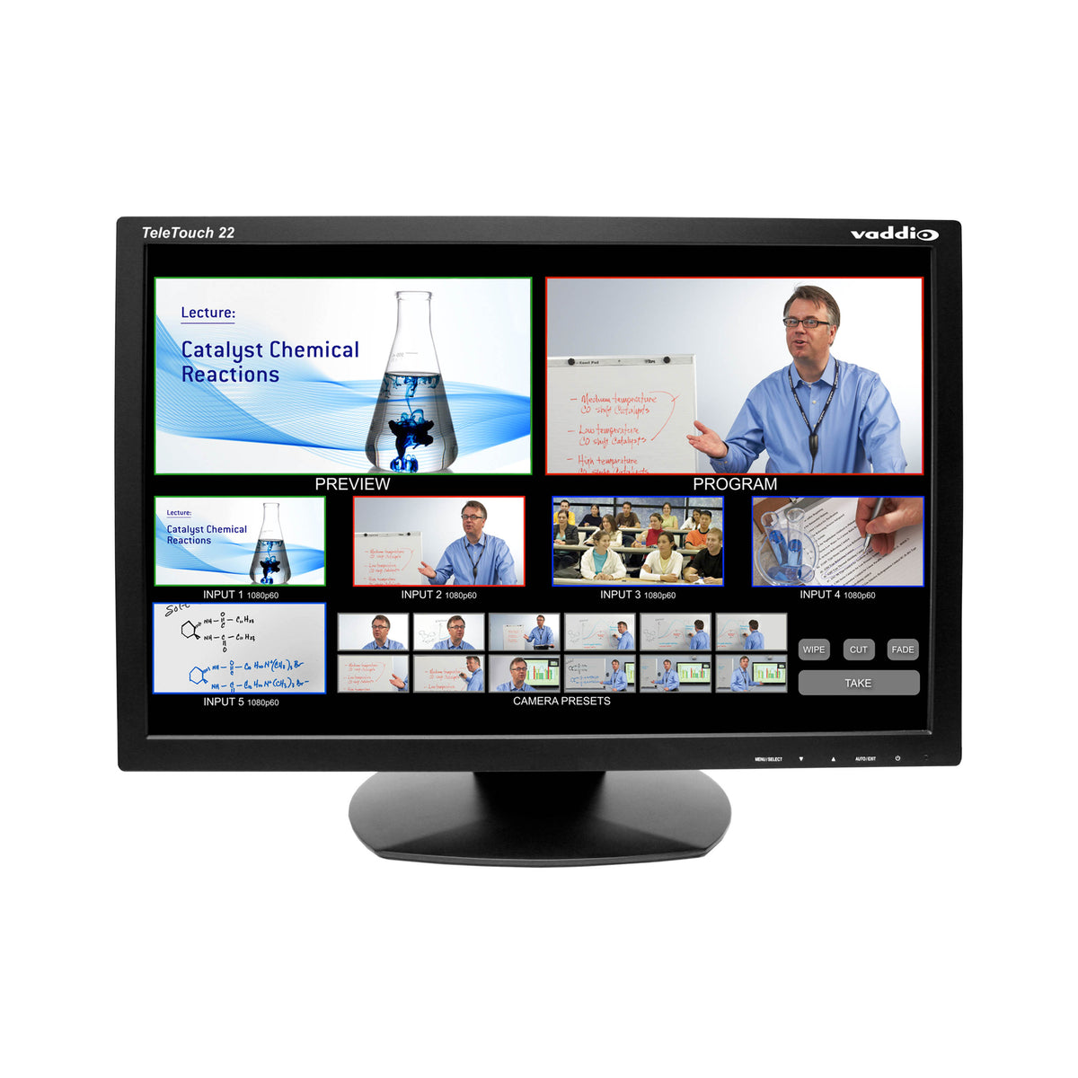 999-5520-022 | TeleTouch 22 Inch HD Touch-Screen LCD Monitor with Base Series