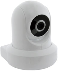 High-Definition Wired Day/Night Pan/Tilt Outdoor IP Dome Camera with Power over Ethernet (PoE)