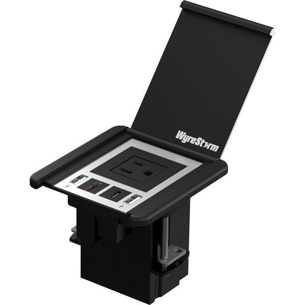Compact In-Desk Box with HDMI USBC and USB Charging North America