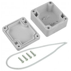 Weatherproof Enclosure, IP65, ABS, 2.52x2.24x1.38"