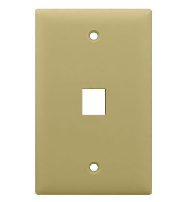 WP3401IV | 1-Gang 1-Port Wall Plate Series