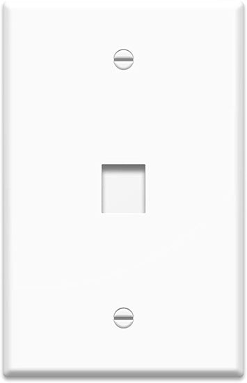 WP3301WH10 | 1-Gang 1-Port Oversized Wall Plate Series