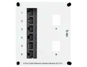 AC1012 | 6-Port Cat5e Network Interface Module Series