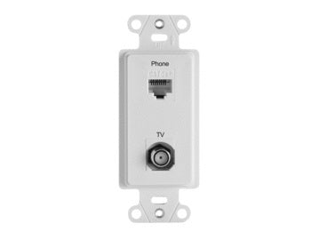 WP3211WH | Phone/TV Pre-Configured 2-Port Strap Series