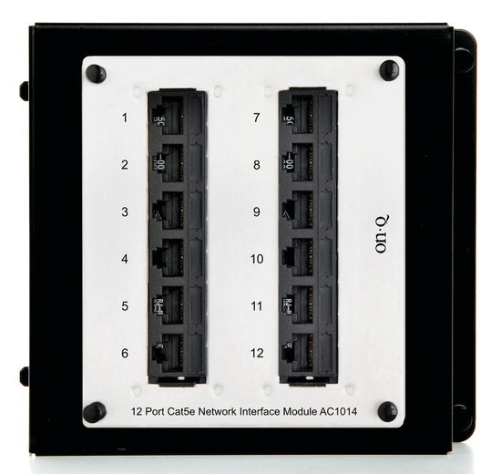 AC1014 | 12-Port Cat5e Network Interface Module Series