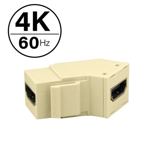 WP124KLA | 4K HDMI Coupler Keystone Insert Series