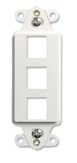 WP3413WH | 3-Port Decorator Outlet Strap Series