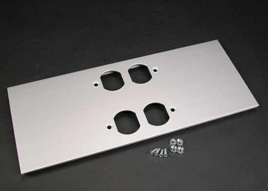 AL5246-DD | AL5200 Large Multi-Channel Raceway Double Duplex Cover Plate Series