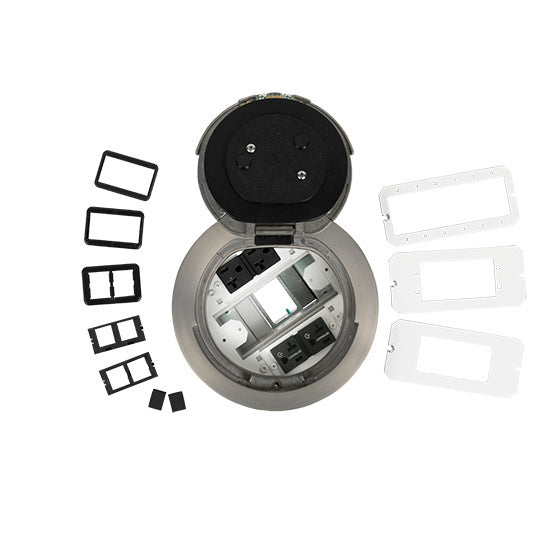 6ATC2PCRSN | 6AT 6 inch Prewired Flush Brush Alum Assembly Marked Controlled Series