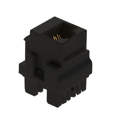 WP3458BK | Cat5e Keyed RJ45 Keystone Connector Series