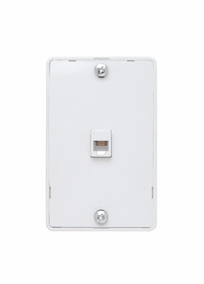 WMTE14W | Modular Wall Mount Telephone Jack for Hanging Phones Series