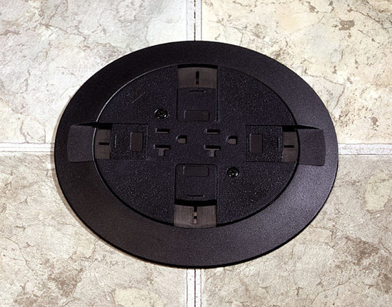 RC7ATCBS-LJB | RC7ATCB Flush Poke-Thru Assembly Flush Furniture Less Junction Box Series
