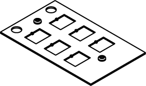 CRFB-6COM-4 | CRFB Series Center Communication Plate Series