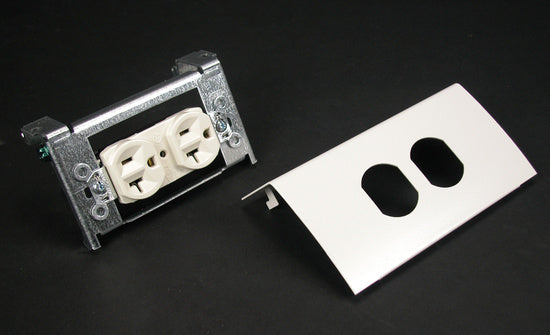 DS4047DQ-BK | DS4000 Single Channel Duplex Device Plate Fitting With One Duplex Installed Series
