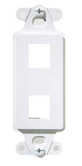 WP3412WH | 2-Port Decorator Outlet Strap Series