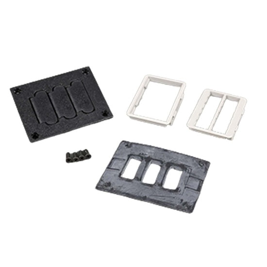 829PFLRT-BLK | 829PFLRT Communications Cover Plate Series