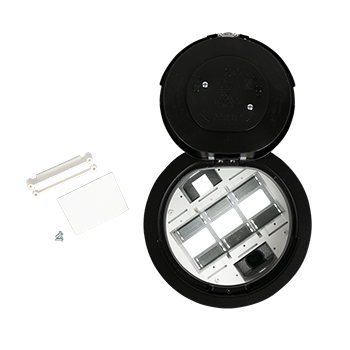 8AT2BK | Evolution 8AT2 Series Recessed Assembly with Flush Style Cover Series