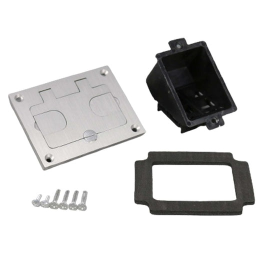 828COMTCAL | Omnibox Rectangular Aluminum Communications Cover Plate Series