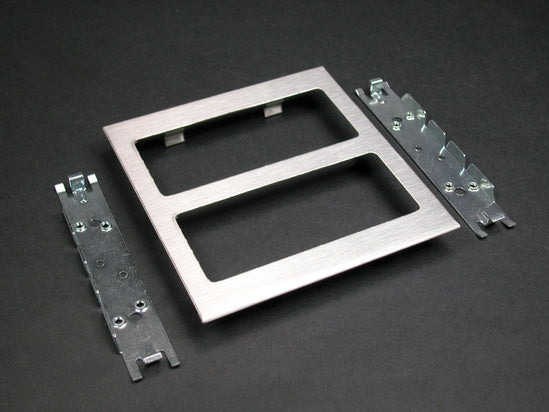 S4007C-2 | S4000 Two Gang Device Plate Fitting Series